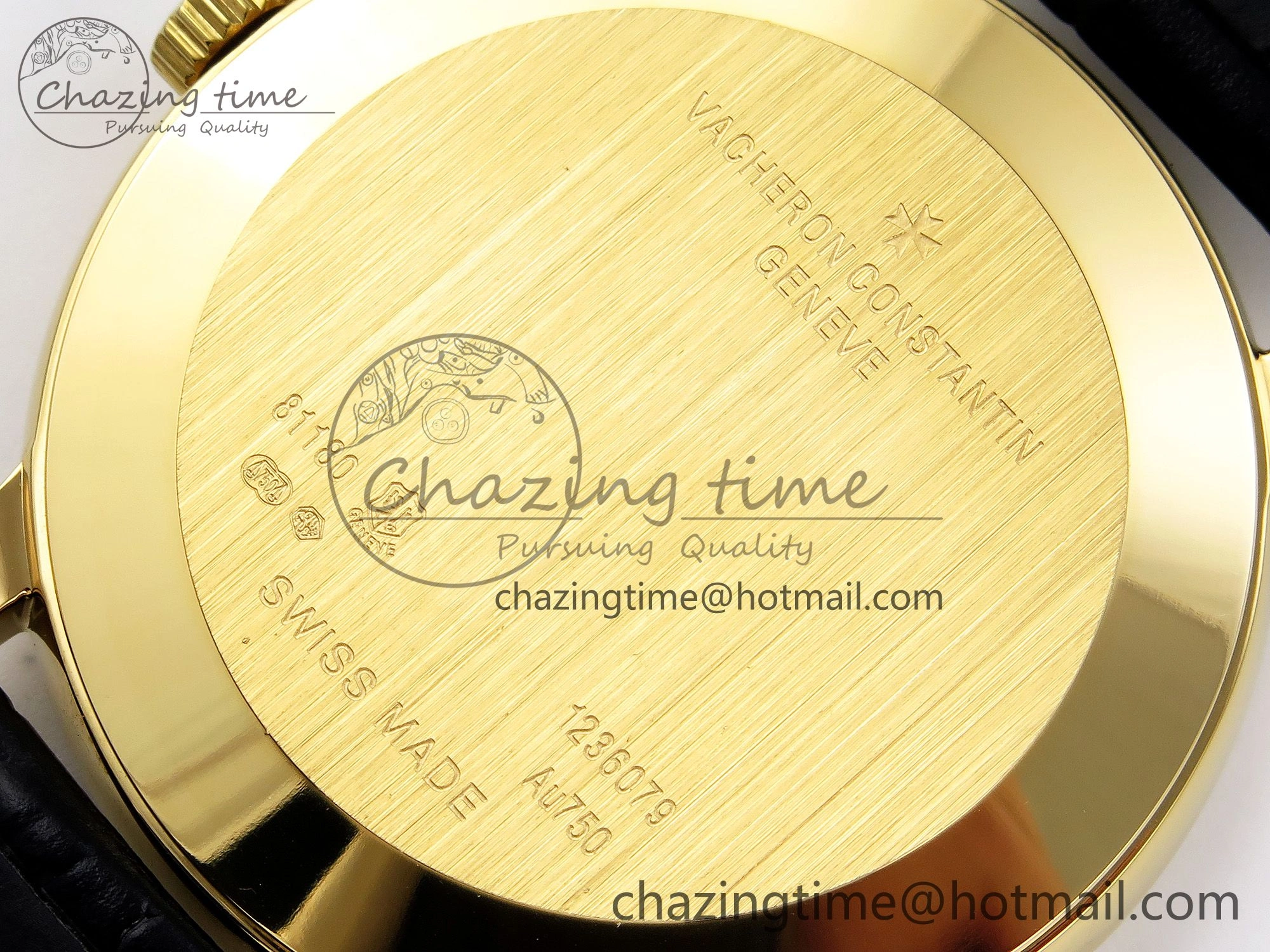 Efficient Patrimony YG KZF Best Edition Green Dial on Black Leather Strap MIYOTA 9849