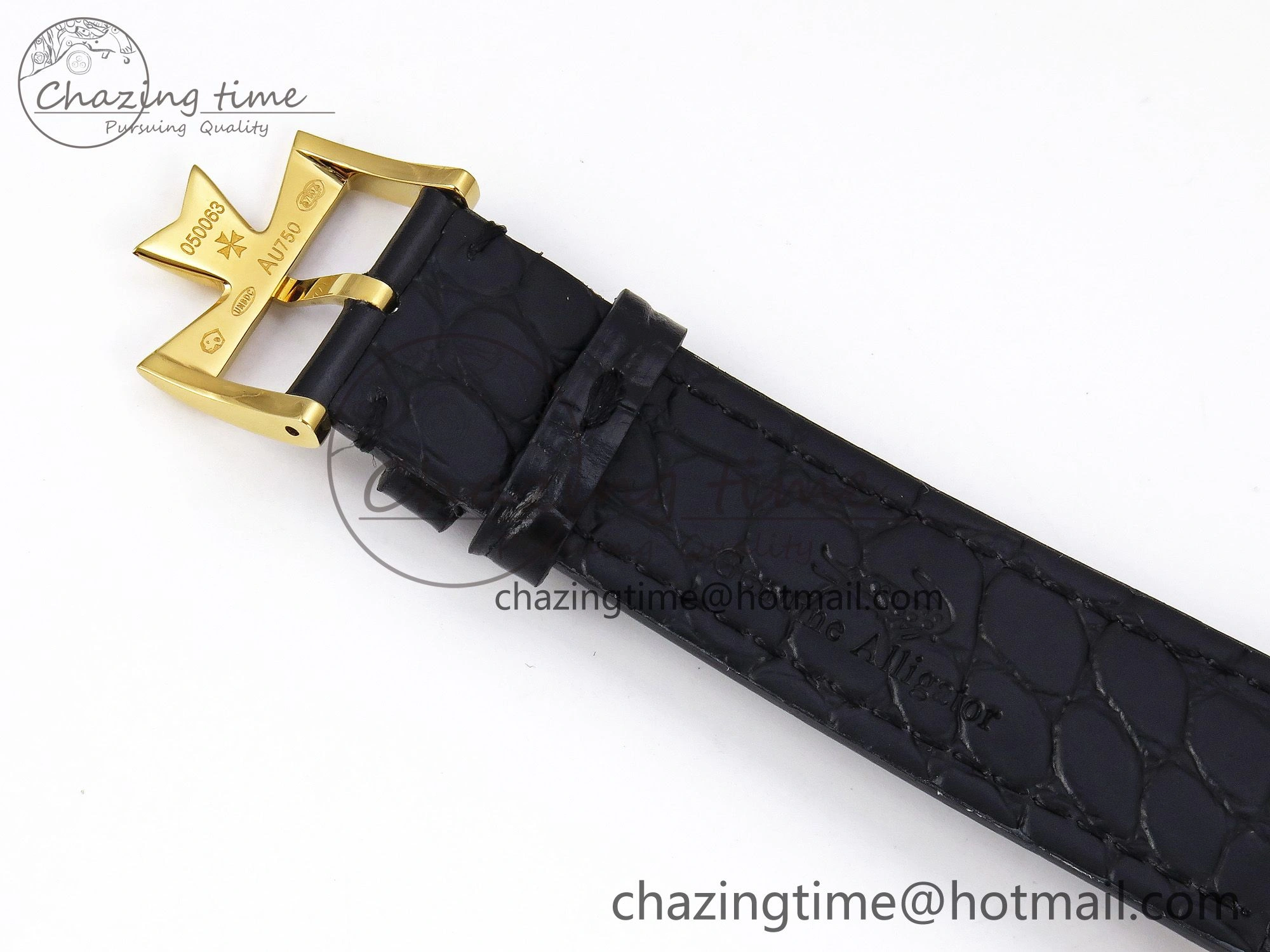 Efficient Patrimony YG KZF Best Edition Green Dial on Black Leather Strap MIYOTA 9849