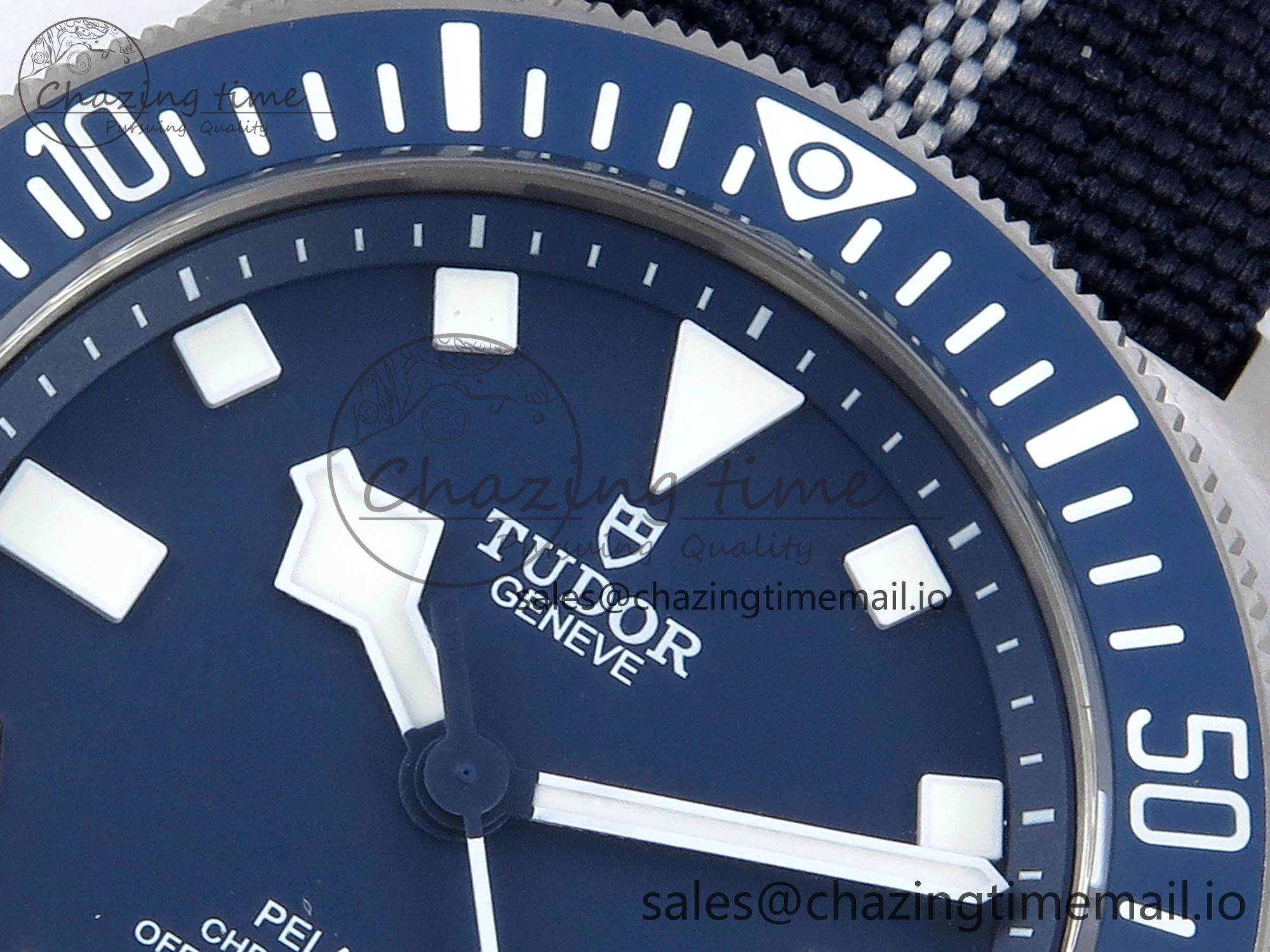 Pelagos FXD 25707B M+F 1:1 Best Edition Blue Dial on Blue Nylon Strap 8N OdorResistant 9731