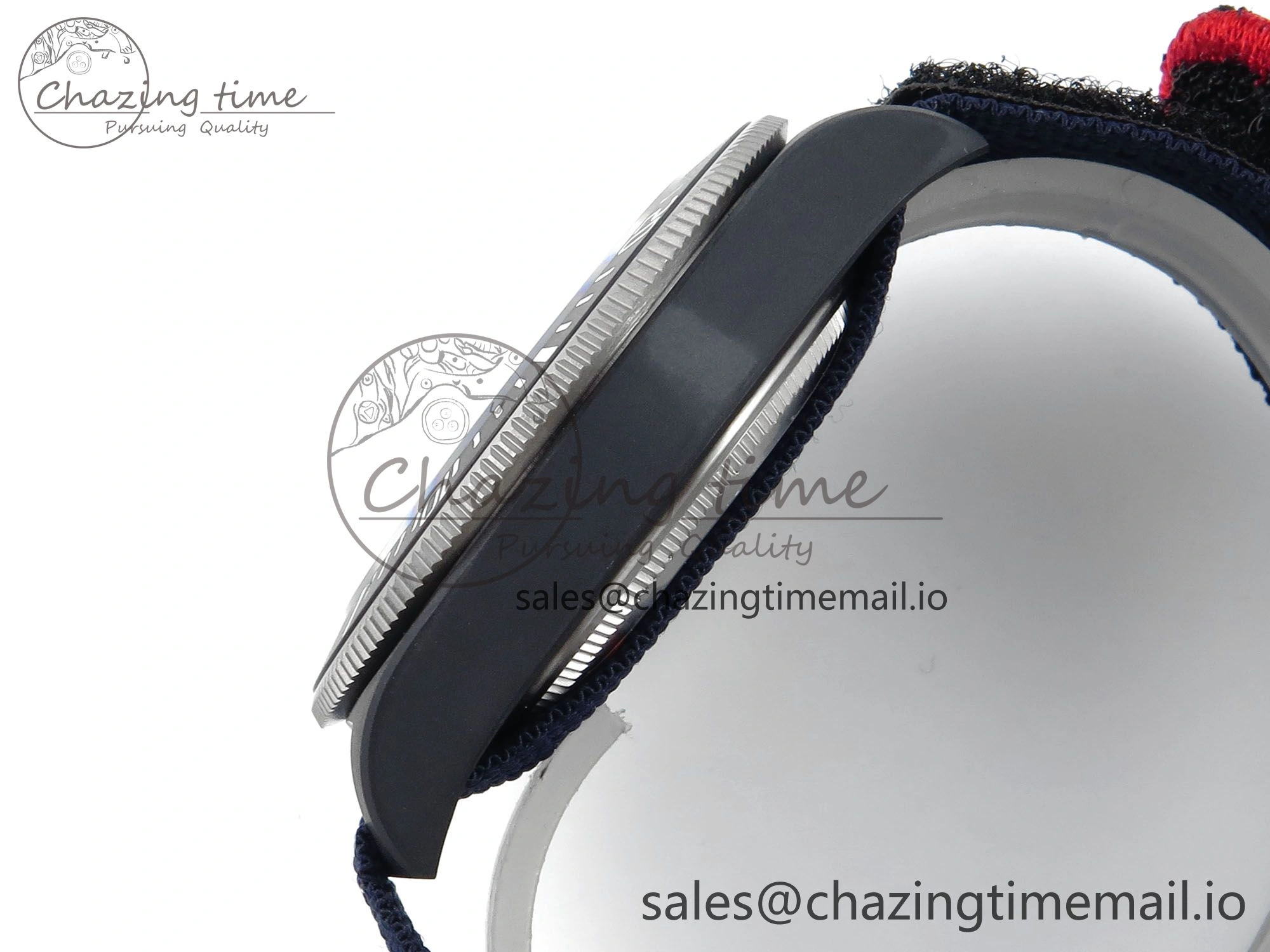 TimelessDesign Pelagos FXD 25707KN M+F 1:1 Best Edition Blue Dial on Blue Nylon Strap 8N 9726
