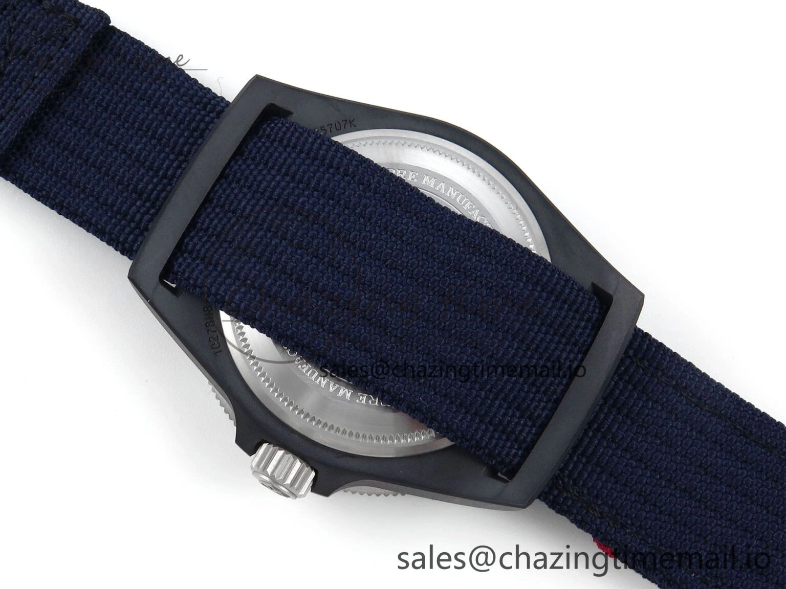 TimelessDesign Pelagos FXD 25707KN M+F 1:1 Best Edition Blue Dial on Blue Nylon Strap 8N 9726