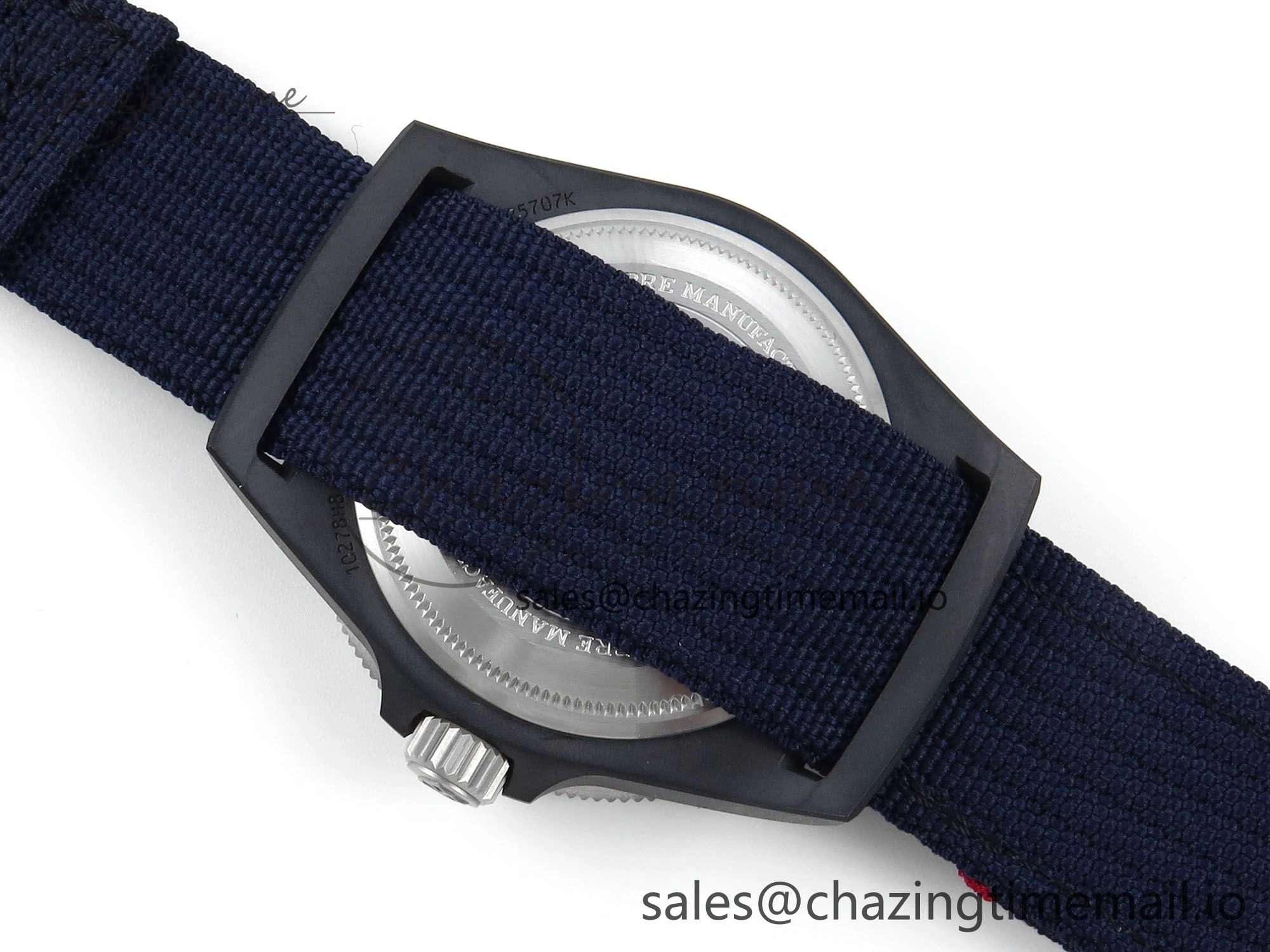 TimelessDesign Pelagos FXD 25707KN M+F 1:1 Best Edition Blue Dial on Blue Nylon Strap 8N 9726