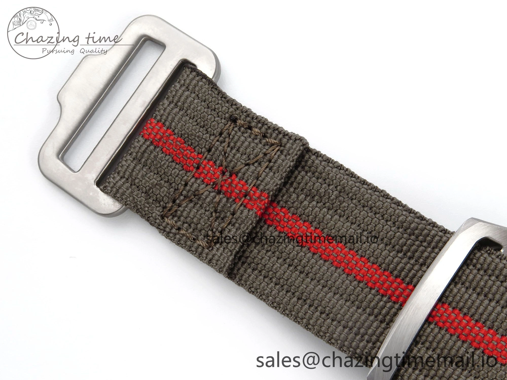 Stylish Pelagos FXD 25717N M+F 1:1 Best Edition Black Dial on Green Nylon Strap 8N 9733