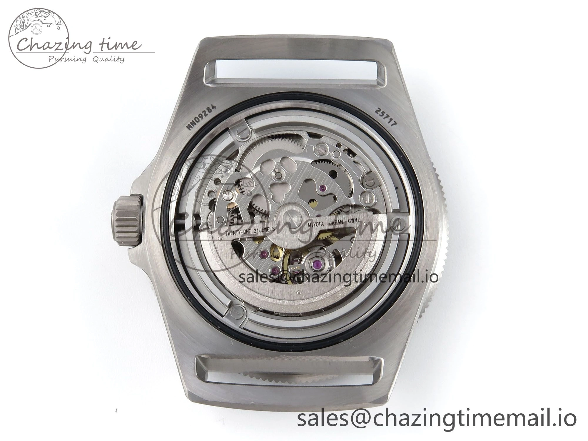 Stylish Pelagos FXD 25717N M+F 1:1 Best Edition Black Dial on Green Nylon Strap 8N 9733