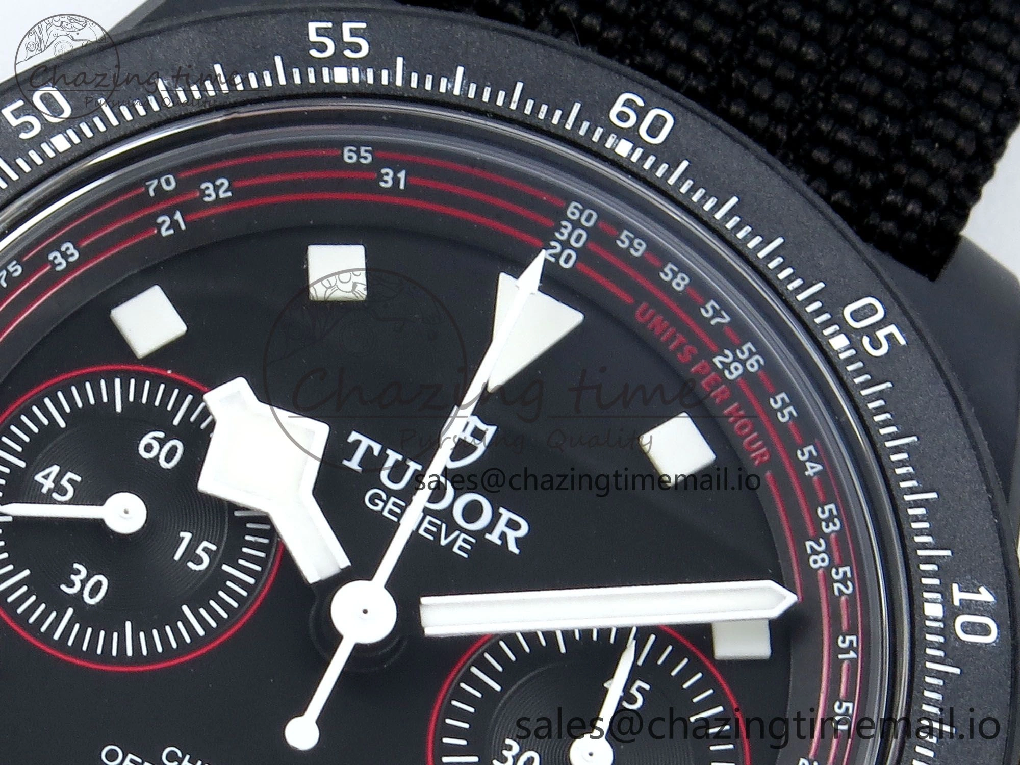 Pelagos FXD Chrono M25827KN M+F 1:1 Best Edition Black Dial on Black Nylon Strap A Compact 9732