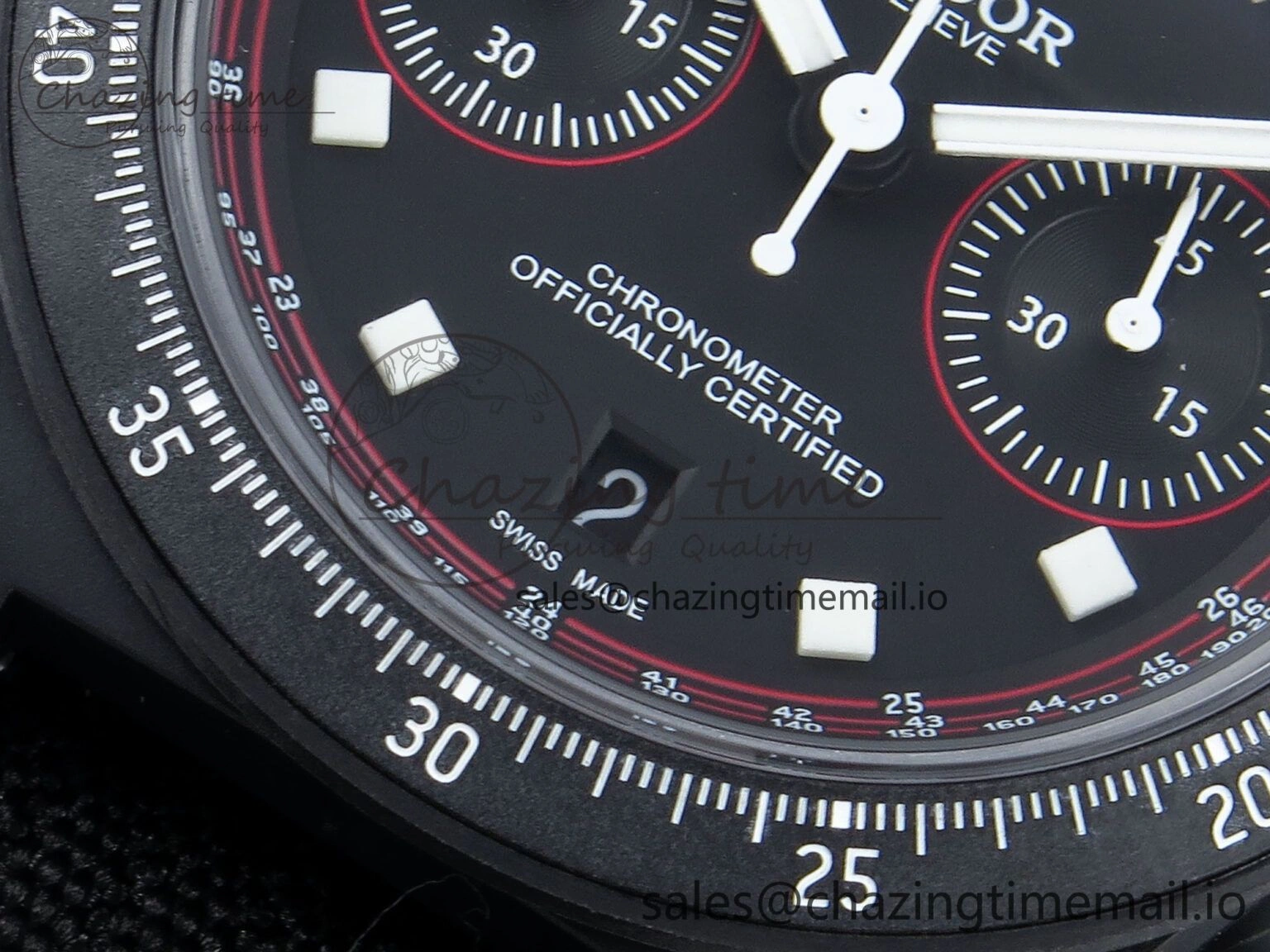 Pelagos FXD Chrono M25827KN M+F 1:1 Best Edition Black Dial on Black Nylon Strap A Compact 9732