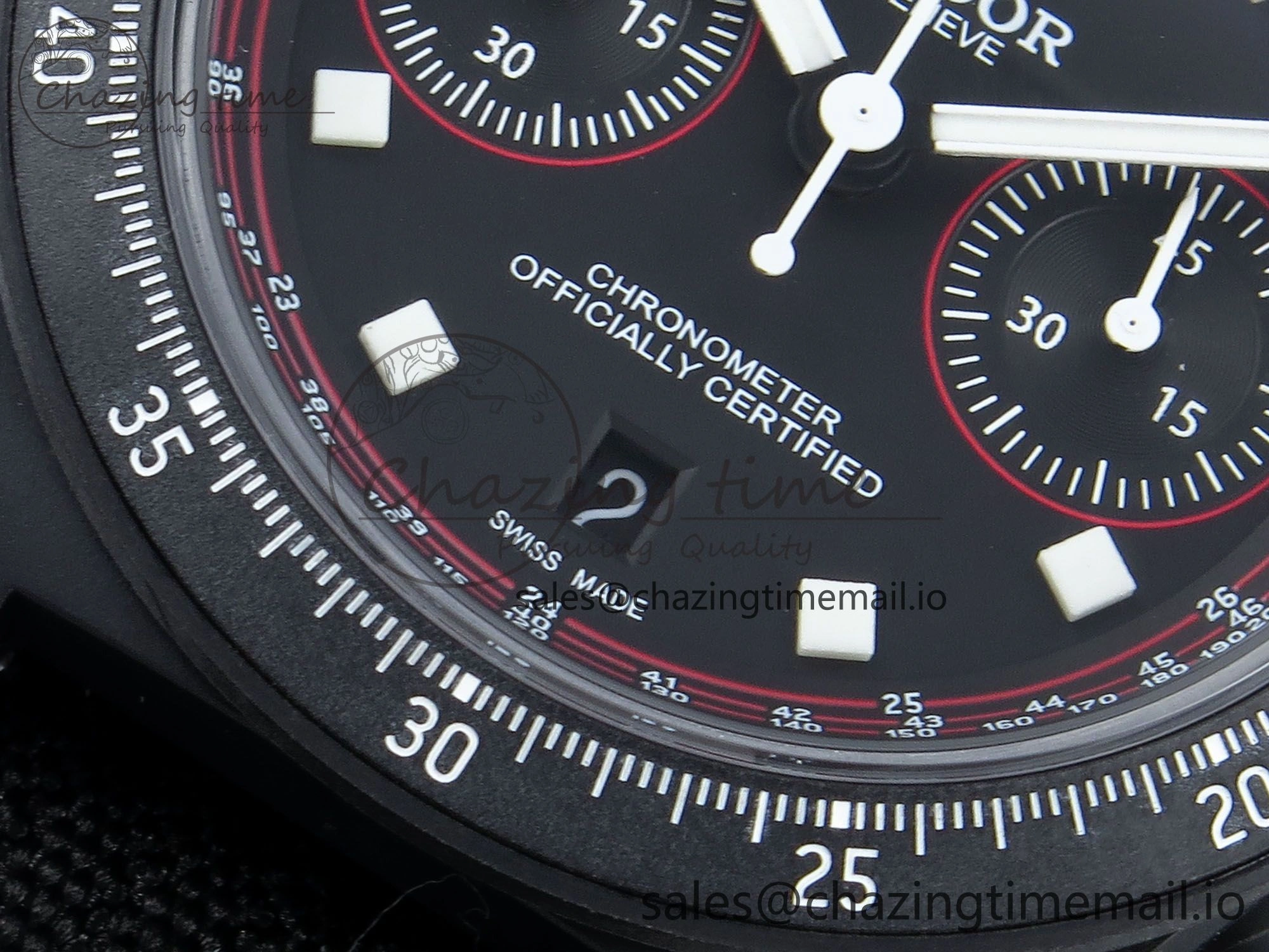 Pelagos FXD Chrono M25827KN M+F 1:1 Best Edition Black Dial on Black Nylon Strap A Compact 9732