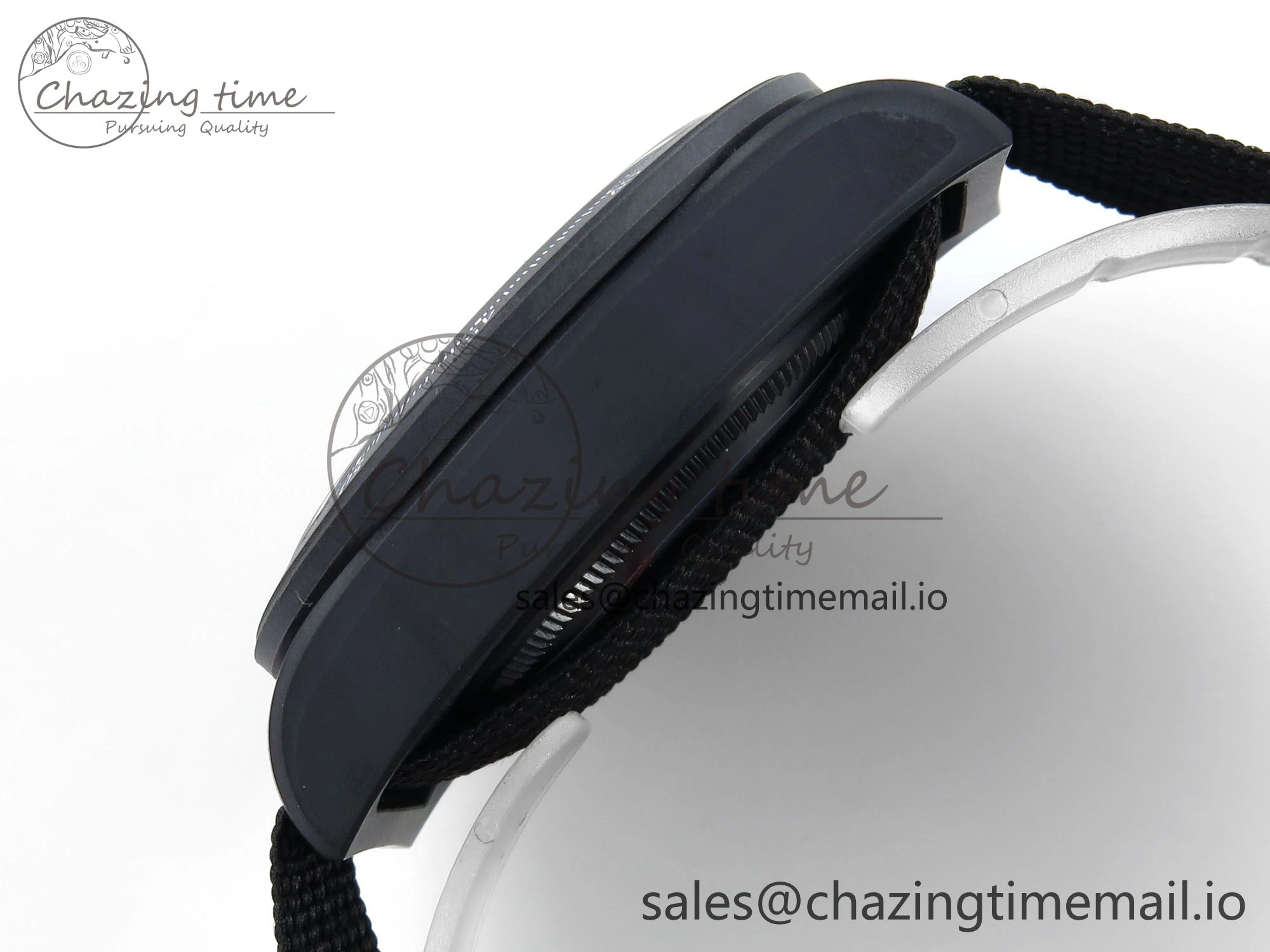 Pelagos FXD Chrono M25827KN M+F 1:1 Best Edition Black Dial on Black Nylon Strap A Compact 9732
