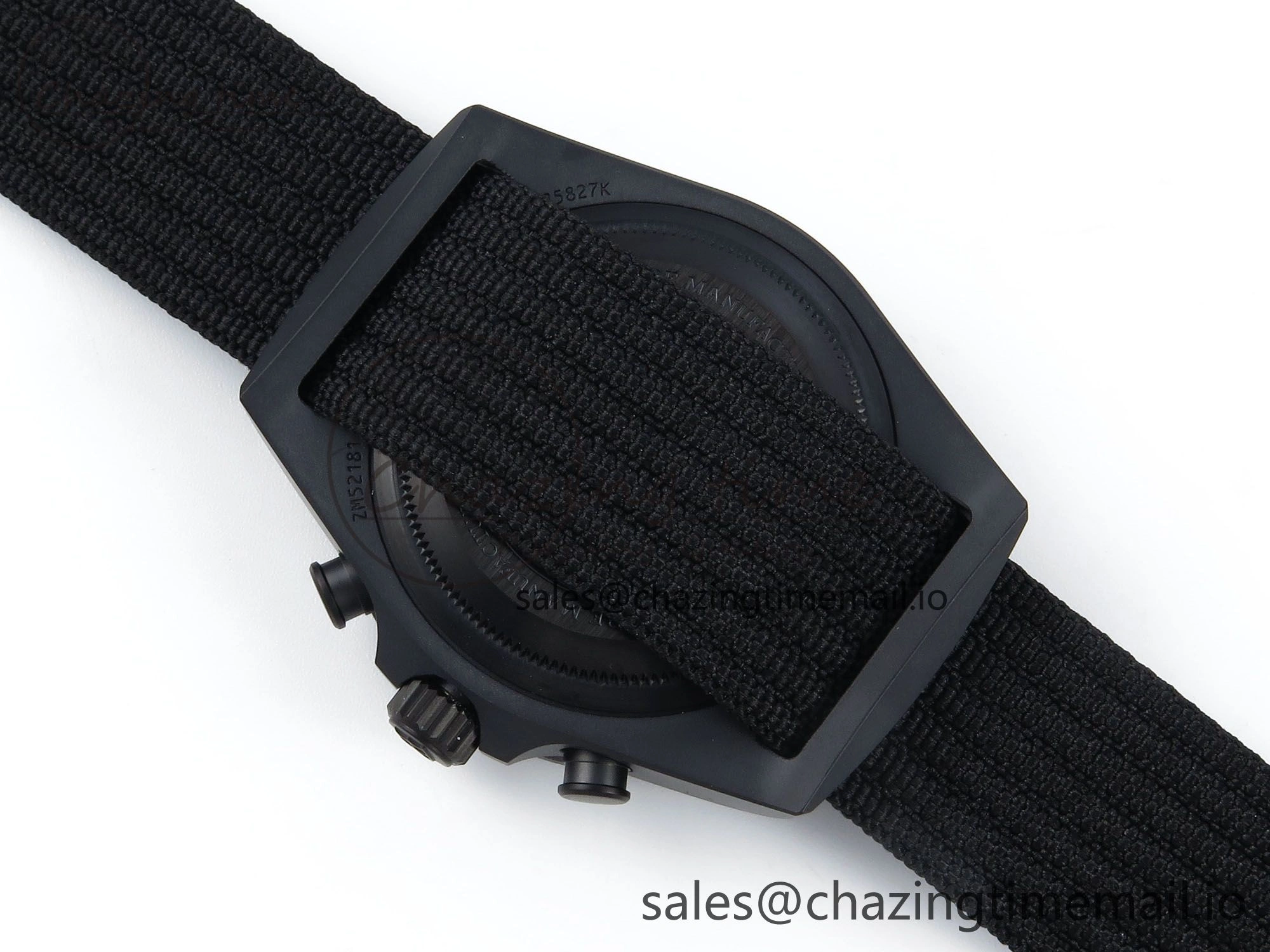 Pelagos FXD Chrono M25827KN M+F 1:1 Best Edition Black Dial on Black Nylon Strap A Compact 9732
