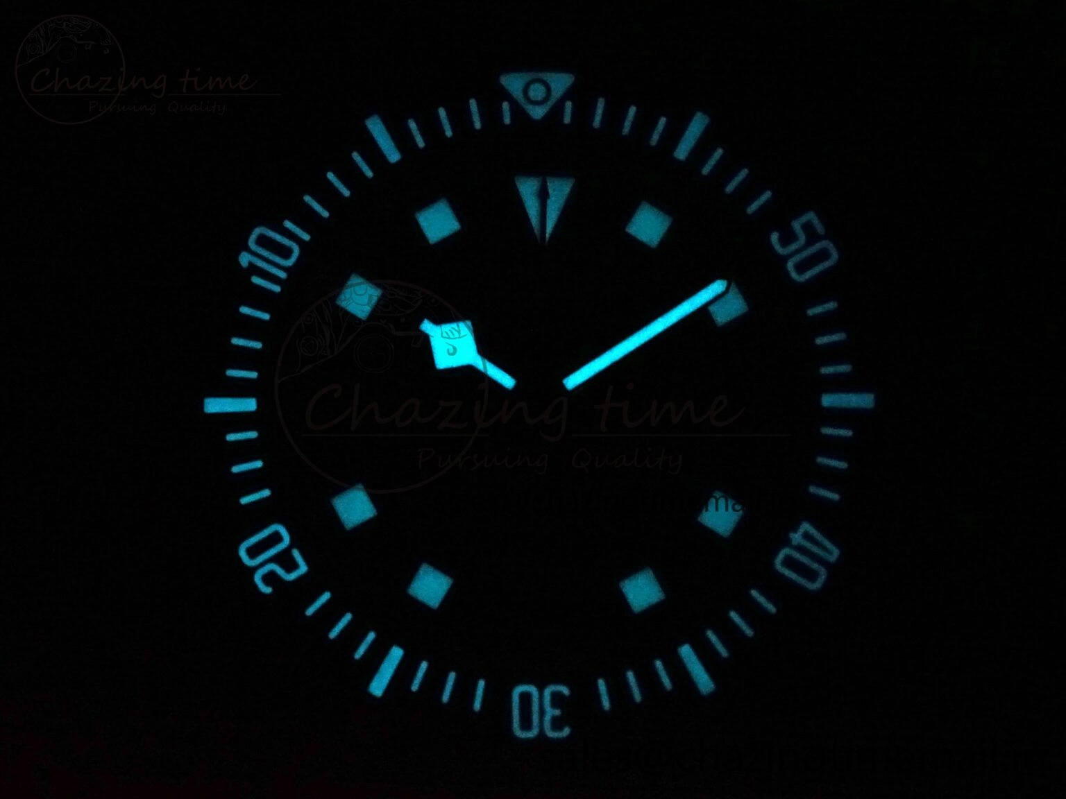 Breathable Pelagos FXD Chrono M+F 1:1 Best Edition Red Blue Dial on Blue Nylon Strap A 9730