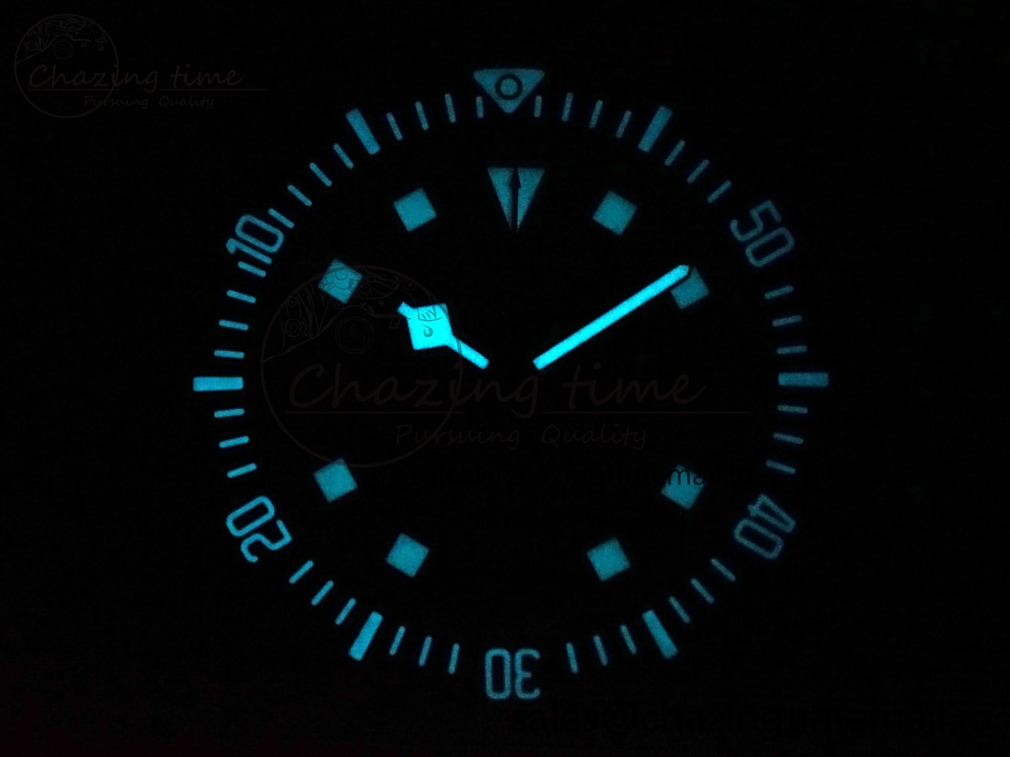 Breathable Pelagos FXD Chrono M+F 1:1 Best Edition Red Blue Dial on Blue Nylon Strap A 9730
