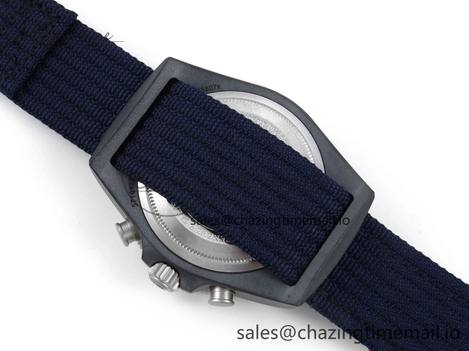 Breathable Pelagos FXD Chrono M+F 1:1 Best Edition Red Blue Dial on Blue Nylon Strap A 9730