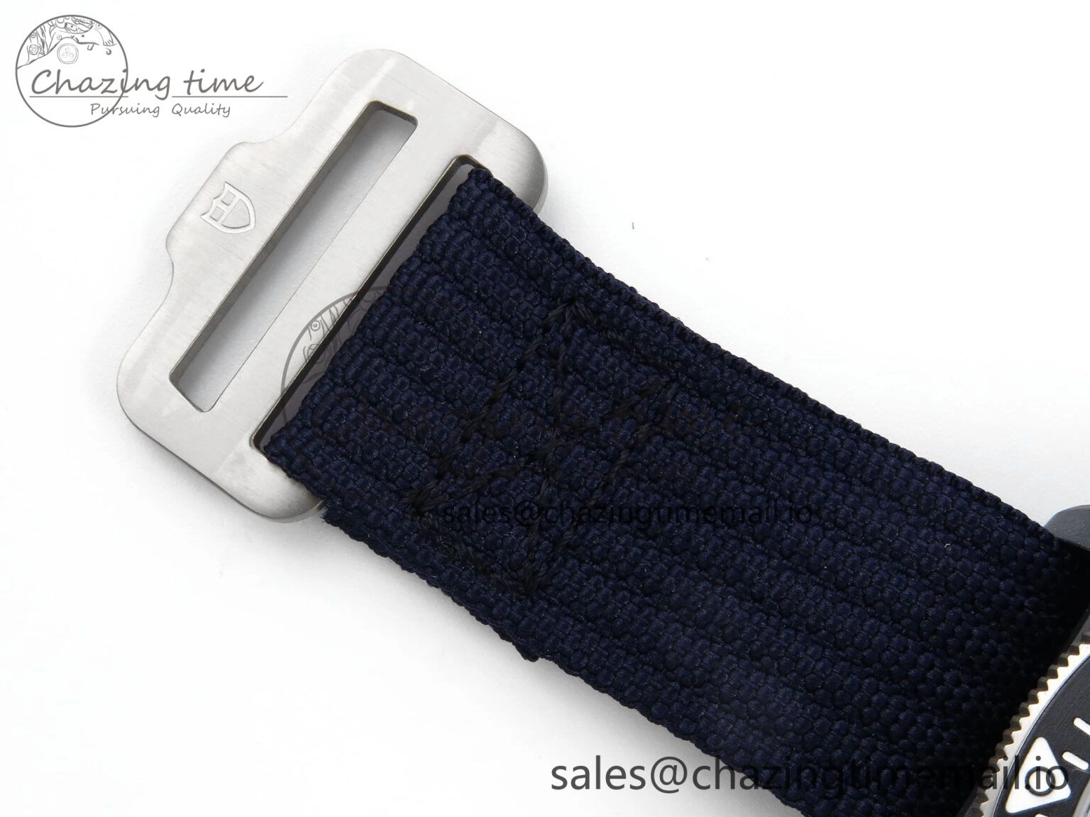 Breathable Pelagos FXD Chrono M+F 1:1 Best Edition Red Blue Dial on Blue Nylon Strap A 9730