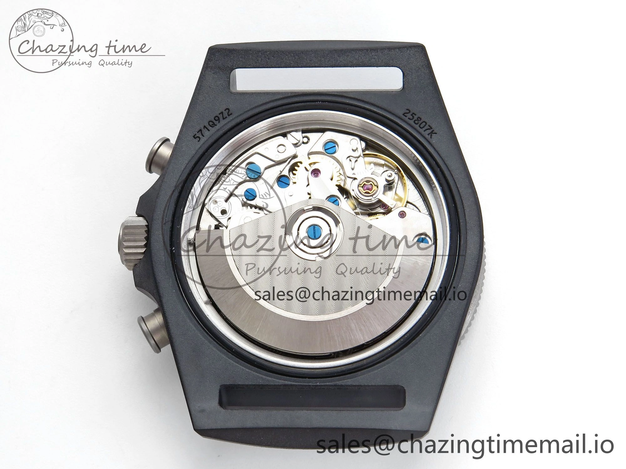 Breathable Pelagos FXD Chrono M+F 1:1 Best Edition Red Blue Dial on Blue Nylon Strap A 9730
