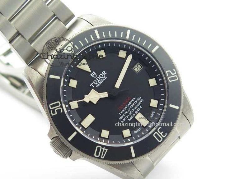 Soft Pelagos LHD ZF 1:1 Best Edition On Titanium Bracelet A2824 (Free Rubber Strap) 9781
