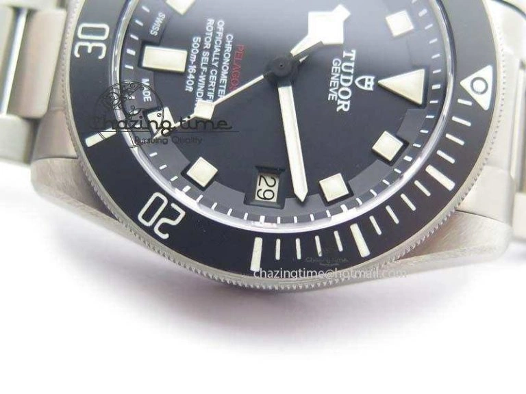 Soft Pelagos LHD ZF 1:1 Best Edition On Titanium Bracelet A2824 (Free Rubber Strap) 9781
