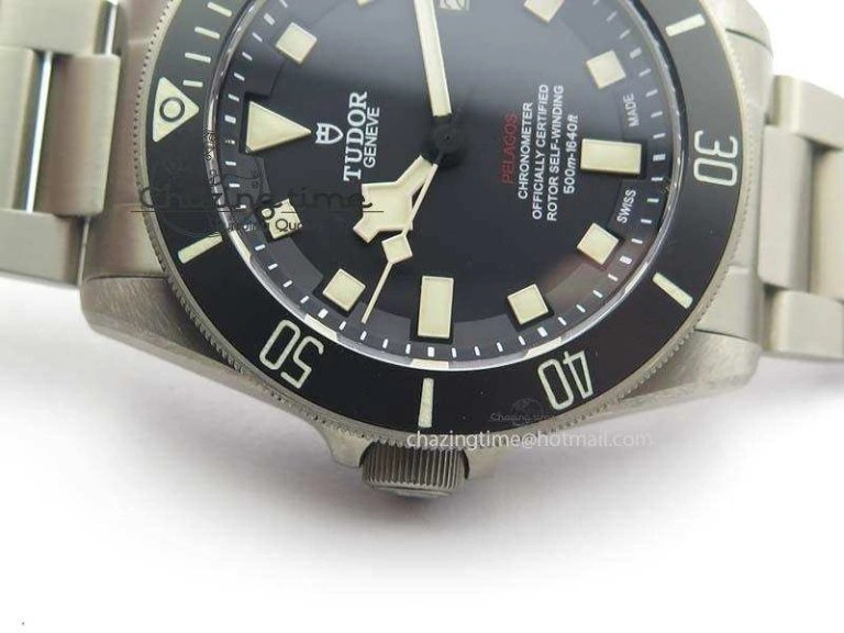 Soft Pelagos LHD ZF 1:1 Best Edition On Titanium Bracelet A2824 (Free Rubber Strap) 9781