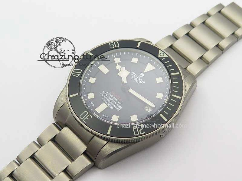 Soft Pelagos LHD ZF 1:1 Best Edition On Titanium Bracelet A2824 (Free Rubber Strap) 9781