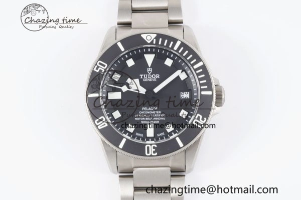 Pelagos Titanium Black Ceramic XF 1:1 Best Edition Black Dial on Titanium Bracelet A FastDry 9739