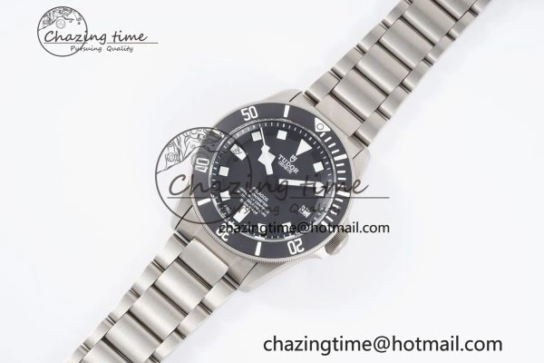 Pelagos Titanium Black Ceramic XF 1:1 Best Edition Black Dial on Titanium Bracelet A FastDry 9739