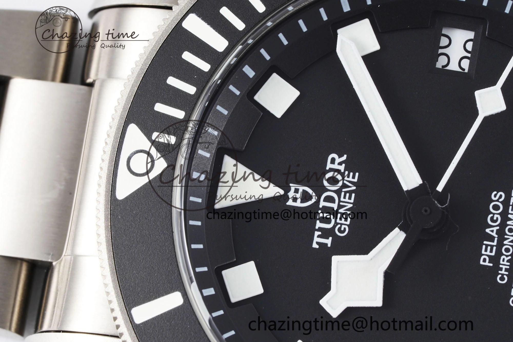 Pelagos Titanium Black Ceramic XF 1:1 Best Edition Black Dial on Titanium Bracelet A FastDry 9739