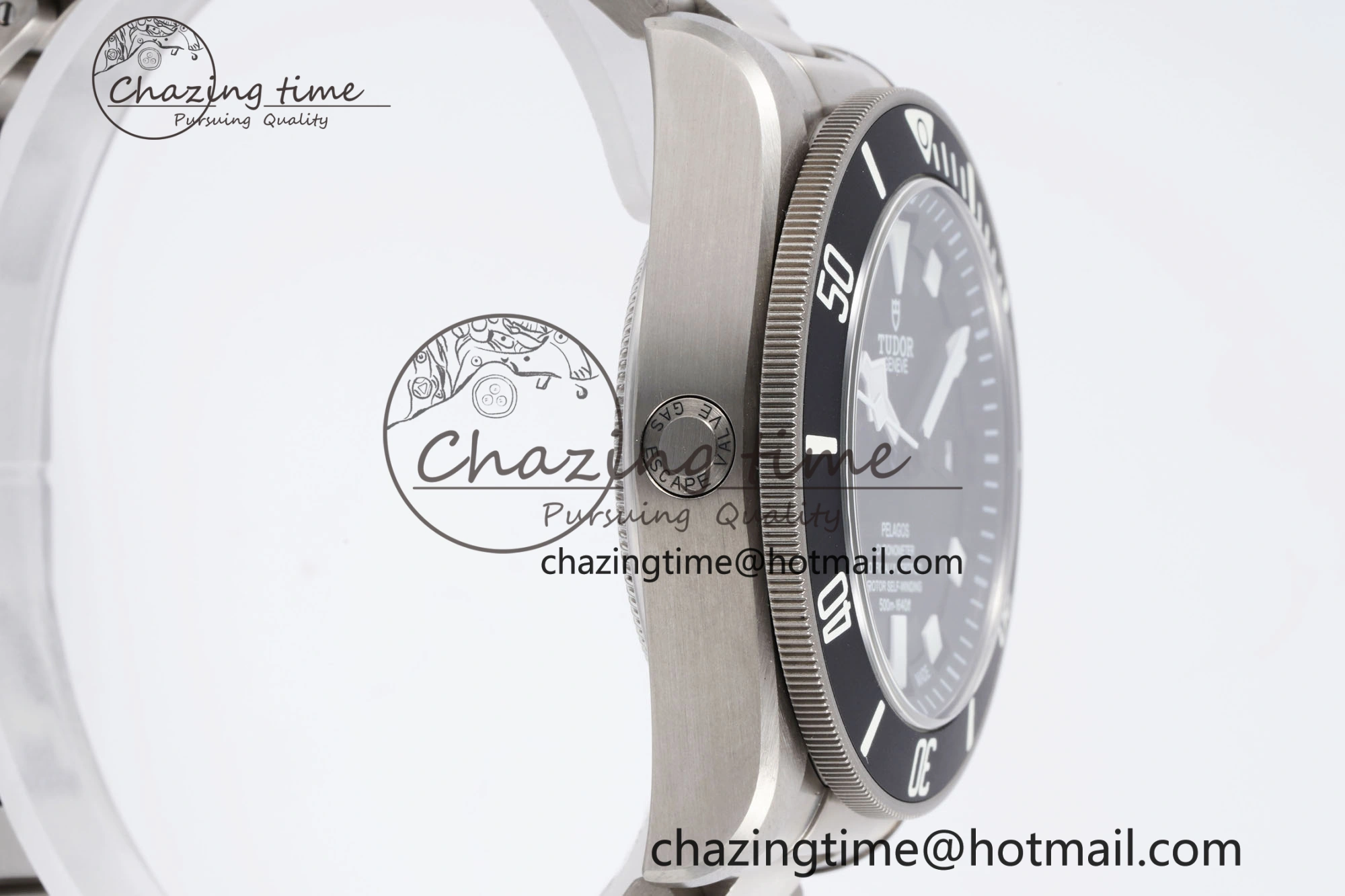 Pelagos Titanium Black Ceramic XF 1:1 Best Edition Black Dial on Titanium Bracelet A FastDry 9739