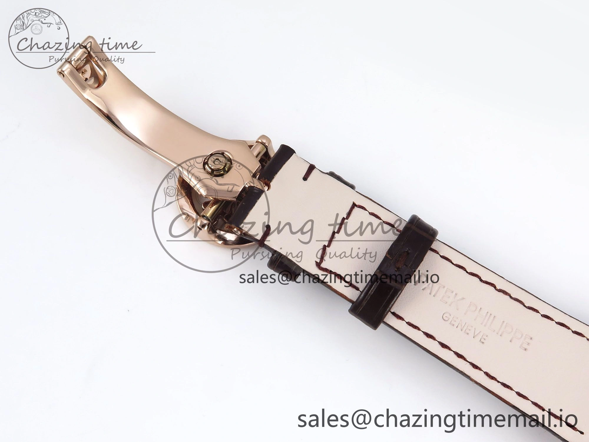WeatherProof Perpetual Calendar 5140 RG 3KF Best Edition Brown Dial on Brown Leather Strap A 8667
