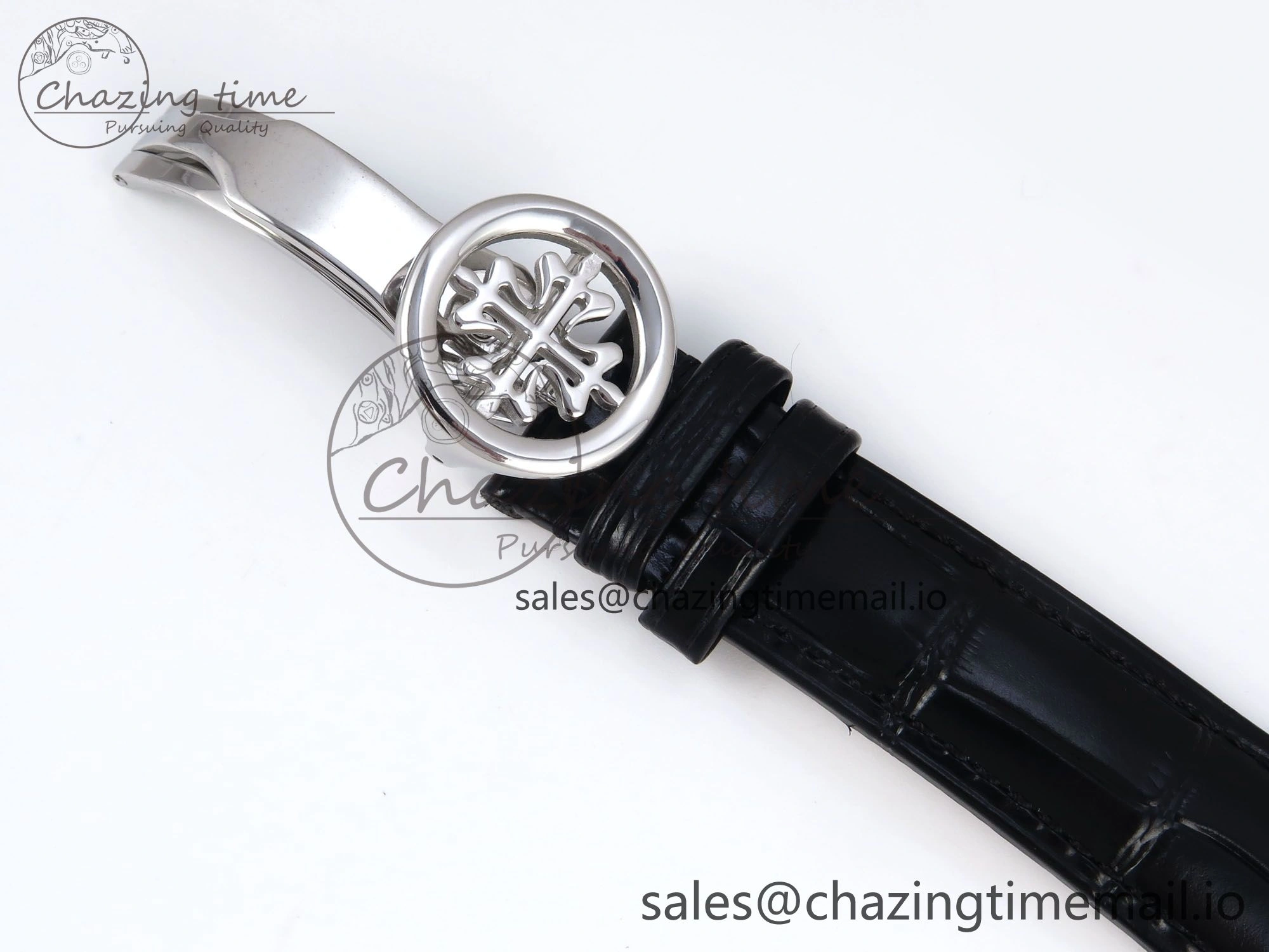 Perpetual Calendar 5140 SS 3KF Best Edition Blue Numeral Dial on Blue Leather Strap A Timeless 8656