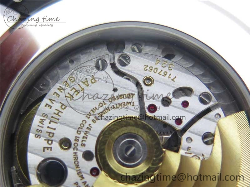 Perpetual Calendar 5320G-001 SS GSF 1:1 Best Edition Cream Dial on Leather Strap A TravelReady 2515