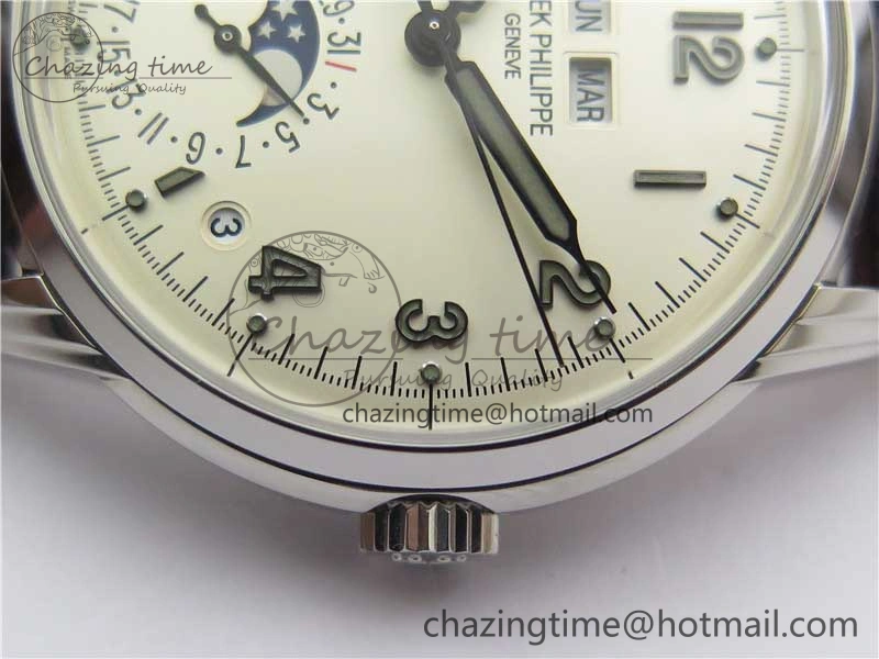 Perpetual Calendar 5320G-001 SS GSF 1:1 Best Edition Cream Dial on Leather Strap A TravelReady 2515