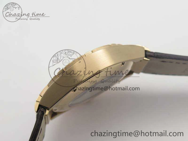 StreetReady Piaget Polo RG Diamonds Dial Bezel MKF On Black Leather Strap MIYOTA9015 To 800P 9127
