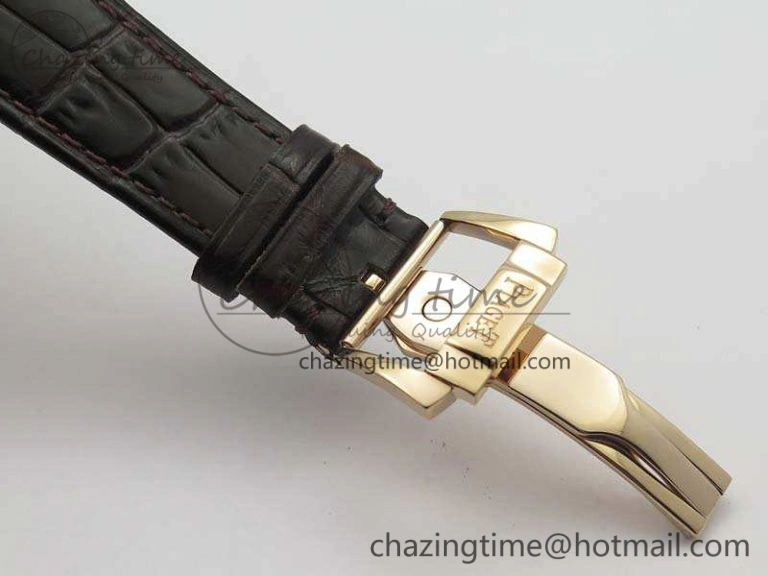 StreetReady Piaget Polo RG Diamonds Dial Bezel MKF On Black Leather Strap MIYOTA9015 To 800P 9127