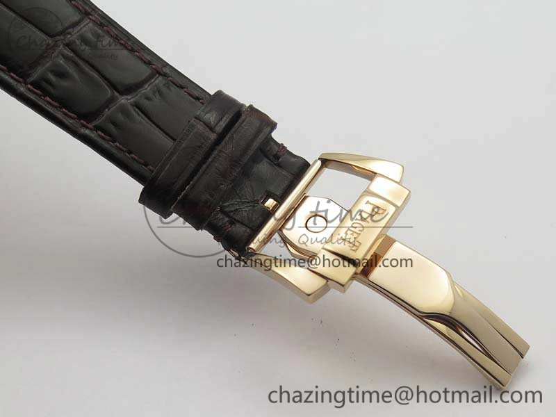 StreetReady Piaget Polo RG Diamonds Dial Bezel MKF On Black Leather Strap MIYOTA9015 To 800P 9127