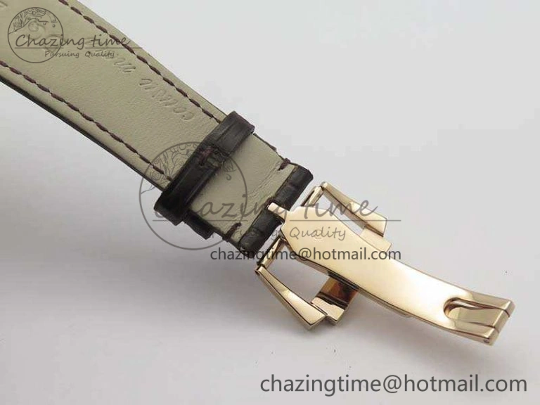 StreetReady Piaget Polo RG Diamonds Dial Bezel MKF On Black Leather Strap MIYOTA9015 To 800P 9127