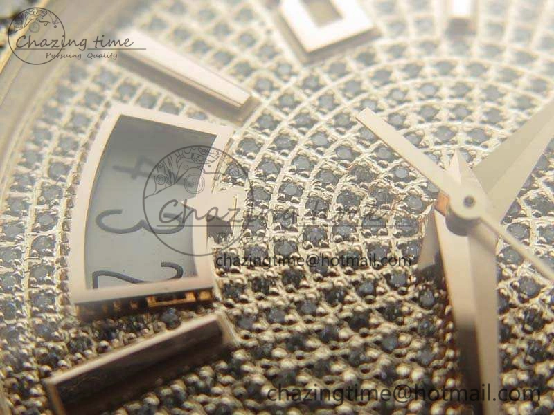 StreetReady Piaget Polo RG Diamonds Dial Bezel MKF On Black Leather Strap MIYOTA9015 To 800P 9127