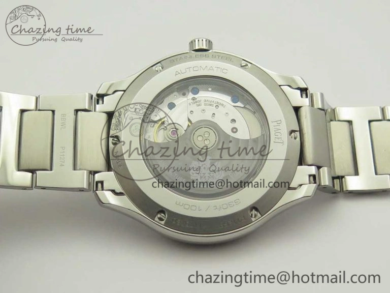 QuickDry Piaget Polo S 42mm SS MKF 1:1 Best Edition Blue Textured Dial on SS Bracelet A1110P 9107