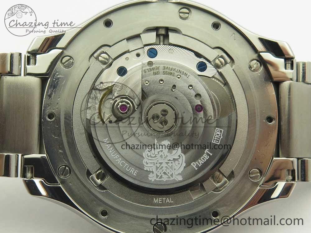 QuickDry Piaget Polo S 42mm SS MKF 1:1 Best Edition Blue Textured Dial on SS Bracelet A1110P 9107