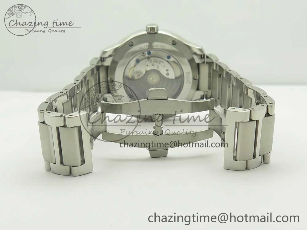 Piaget Polo S 42mm SS MKF 1:1 Best Edition White Textured Dial on SS Bracelet A1110P TopPick 9112