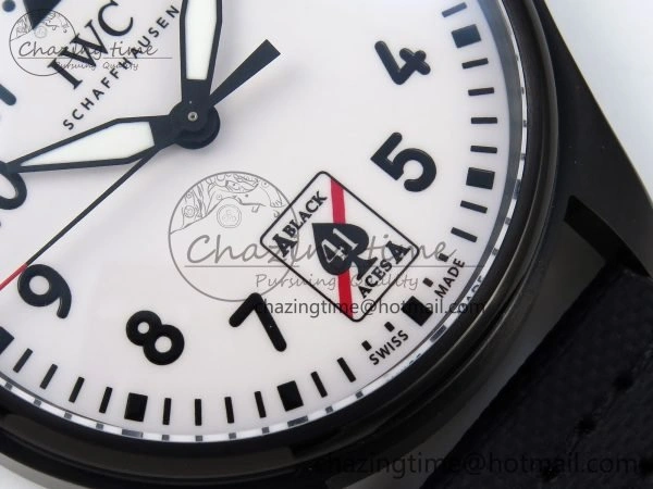 Pilot Black Ace BLSF 1:1 Best Edition White Lume Dial on Black Nylon Strap MIYOTA Original 7021