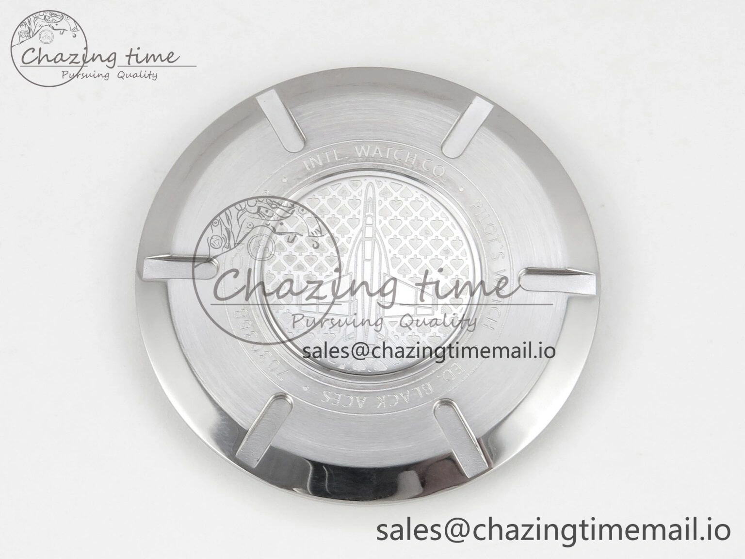 UrbanChic Pilot Black Ace BLSF 1:1 Best Edition White Lume Dial on Black Rubber Strap MIYOTA 6990