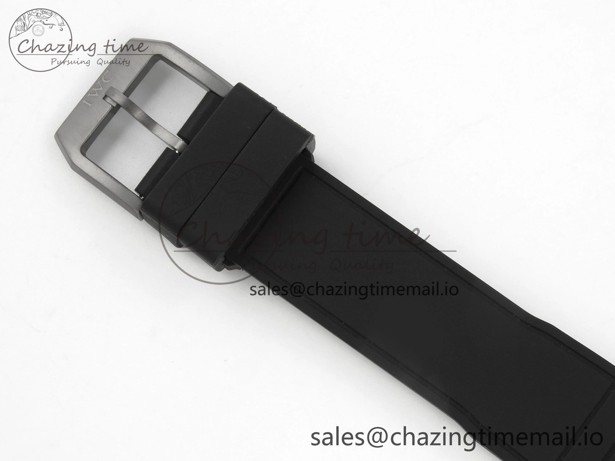 UrbanChic Pilot Black Ace BLSF 1:1 Best Edition White Lume Dial on Black Rubber Strap MIYOTA 6990