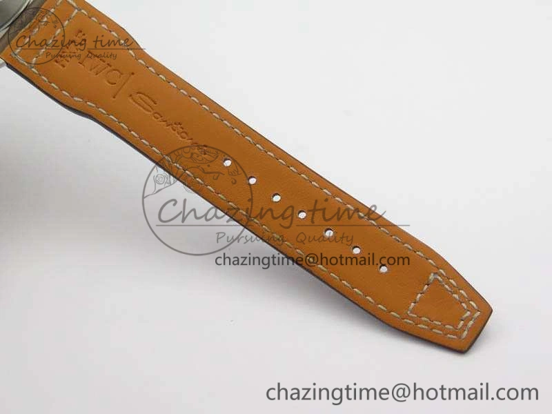 Cozy Pilot Chrono 20th ZF 1:1 Best Edition Black Dial On Brown Leather Strap A 7236