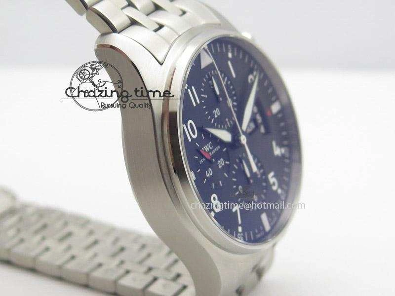 Pilot Chrono 3777 43mm ZF 1:1 Best Edition Black Dial On SS Bracelet A Comfortable 7364