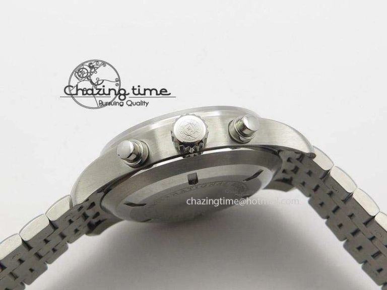 Pilot Chrono 3777 43mm ZF 1:1 Best Edition Black Dial On SS Bracelet A Comfortable 7364