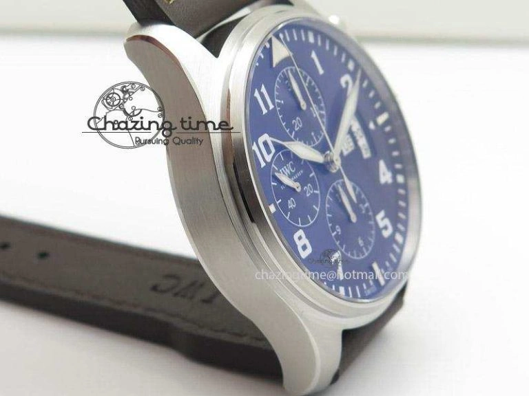 Pilot Chrono 377706 “Le Petit Prince” V6F Best Edition Blue Dial on Brown Leather Strap A Lightweight 7387