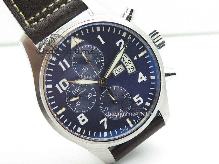 Pilot Chrono 377706 “Le Petit Prince” V6F Best Edition Blue Dial on Brown Leather Strap A Lightweight 7387