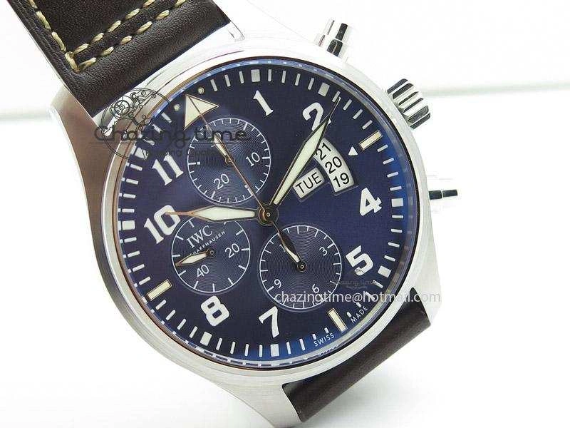 Pilot Chrono 377706 “Le Petit Prince” V6F Best Edition Blue Dial on Brown Leather Strap A Lightweight 7387