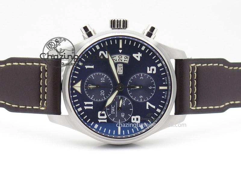 Pilot Chrono 377706 “Le Petit Prince” V6F Best Edition Blue Dial on Brown Leather Strap A Lightweight 7387