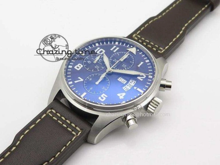 Pilot Chrono 377706 “Le Petit Prince” V6F Best Edition Blue Dial on Brown Leather Strap A Lightweight 7387