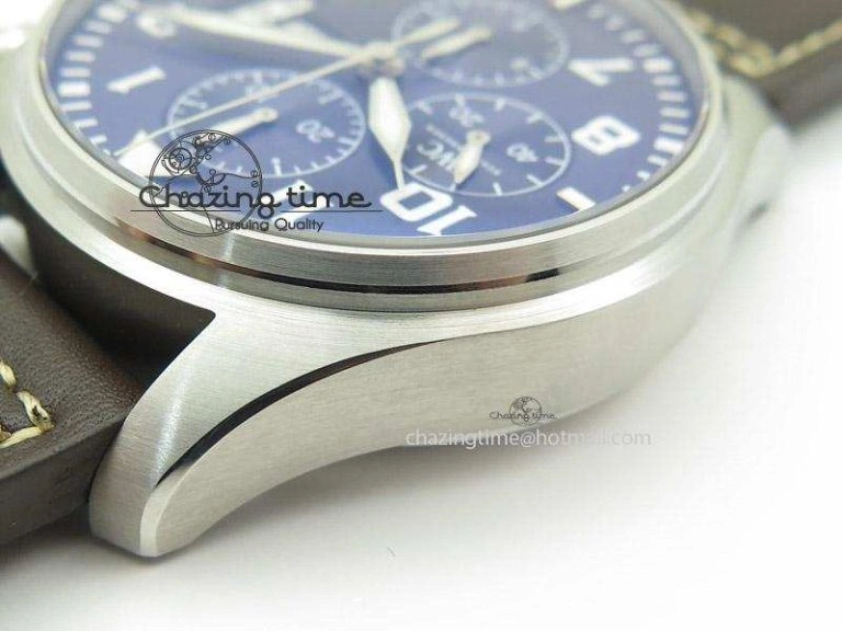 Pilot Chrono 377706 “Le Petit Prince” V6F Best Edition Blue Dial on Brown Leather Strap A Lightweight 7387
